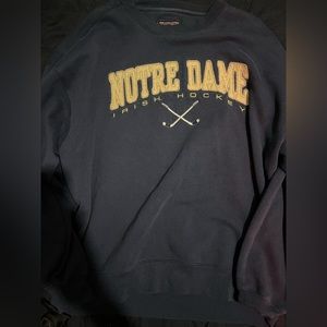 Notre dame Irish hockey crewneck